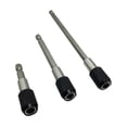 thumbnail image 2 of 3PCS 1/4 '' Hex BIT HOLDER SET 60 \u0026 100 \u0026 150mm TORNILLO ADAPTADOR TALADRO Negro, 2 of 7