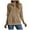 Z2-Brown, variant on larppty Womens Long Sleeve Quarter Zip Casual Loose V Neck Collared Ribbed Knit Pullover Tops (Pink, S)