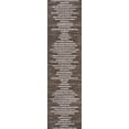 thumbnail image 3 of JONATHAN Y SANTA MONICA 2 x 10 Runner Rug, Zolak Berber Stripe Geometric - Brown/Beige, SMB124B-210, 3 of 9