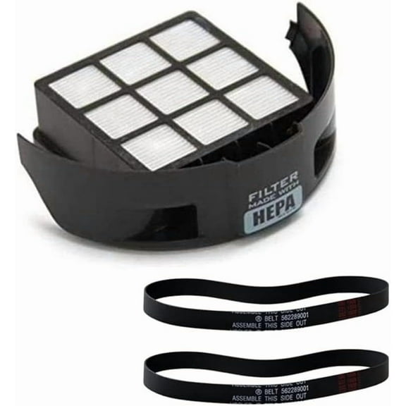 Replacement Part For Hoover 440013493 & AH20065 Vacuum Cleaner 1 Filter Exhaust with 2 Flat Belt for Models UH70200, UH70205, UH70210, UH70211, UH70212, UH70215