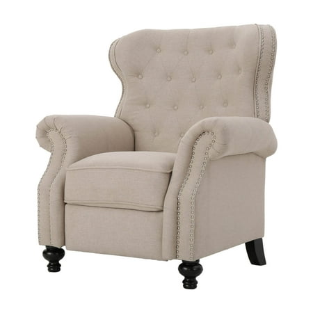 Waldertufted Upholstered Recliner with Nailhead (The Best Quality Furniture)
