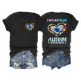 thumbnail image 6 of CHENge Autism Awareness Shirt Women Autism Acceptance Mom Shirts Graphic Mental Health T-Shirt Inspirational Short Sleeve Top, 6 of 6