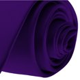 thumbnail image 2 of Skinny Dark Purple Ties by K. Alexander 2 Inch Solid Mens Neckties, 2 of 4