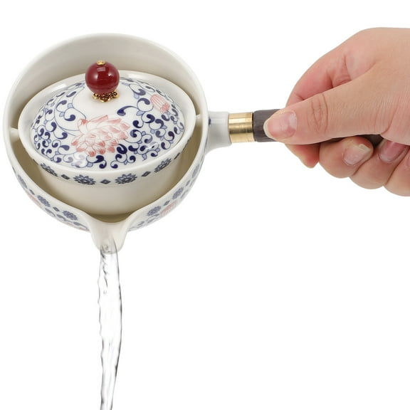 IMIKEYA Loose Tea Brewing Tool Ceramic Teapot Vintage Style 1Pcs