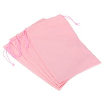 Uxcell Ski Goggle Bag, 4 Pack Microfiber Snow Goggles Case Drawstring Pouch Pink