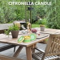 thumbnail image 4 of LA BELLEFÉE Citronella Scented Candles, 6-Pack Outdoor Candles in Green Tins, 15oz Total for Patio Garden Camping, 4 of 7
