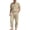 hgg0163-Khaki, variant on Two Piece Sets Mens 2026 Short Sleeve Button Down Shirt Cargo Pants Outfit Utility Pockets Solid Casual Comfort Suit