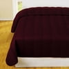 Mainstays Twin Marina Bordeaux Bedspread, 1 Each