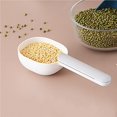 thumbnail image 1 of Multi-function Food Scoop with Plastic Sealing Clip Tablespoon Measuring Scoops Rice Spoon Portable Grain Shovel Measuring Flour Scoops for Home Kitchen, 1 of 9