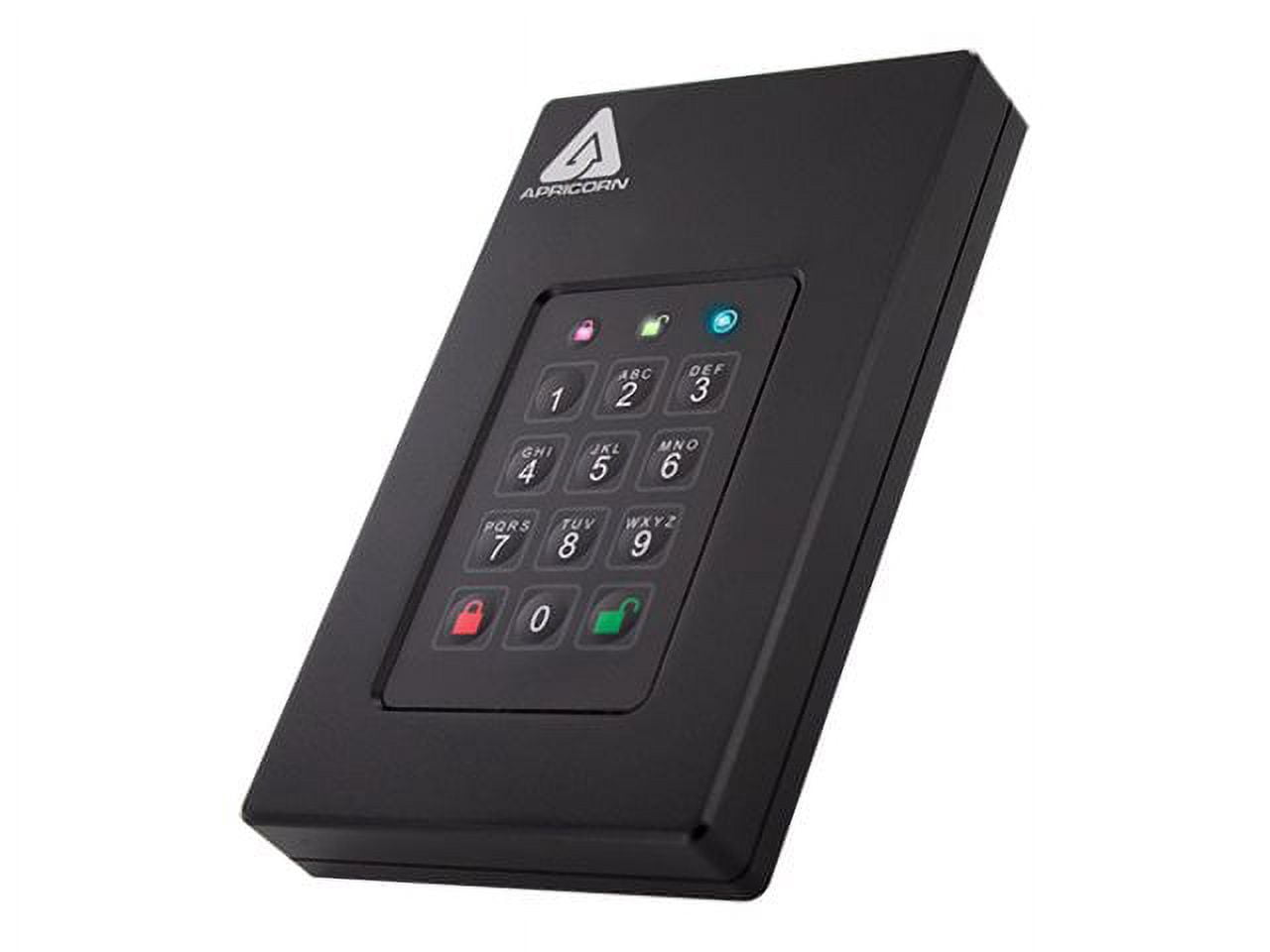 Apricorn Aegis Fortress L3 16 TB Portable Solid State Drive, External, TAA Compliant
