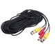 thumbnail image 3 of Cable combinado de video y energía para cámaras de seguridad, 20 metros con conectores BNC y DC de cobre puro, 3 of 6