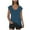 Blue, variant on yillto Womens Basic Tee Short Sleeve Plain Round Neck Shirts Solid Color Causal Tunic Tshirts Tops