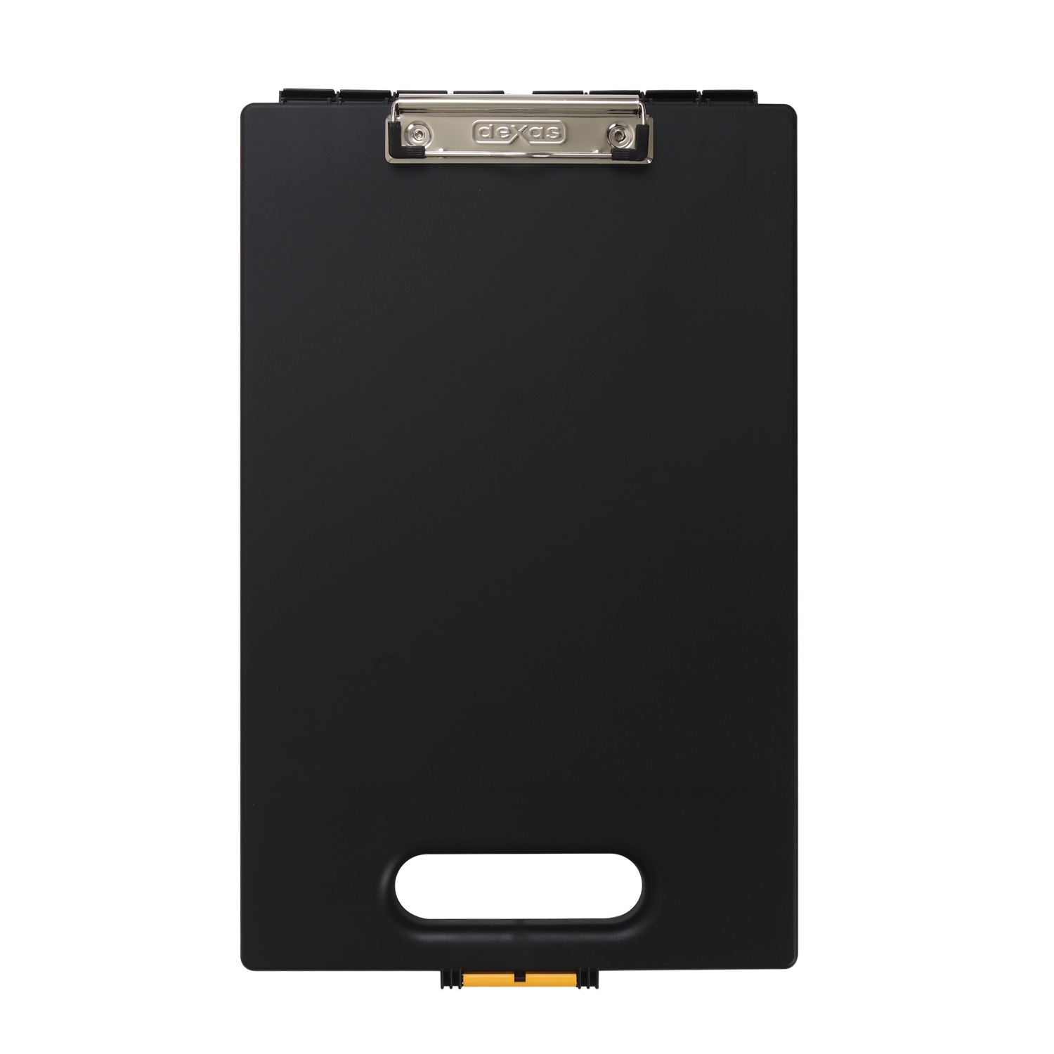Dexas Clipcase Storage Clipboard with Handle, Set of Two, Black