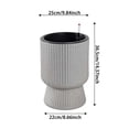 thumbnail image 3 of YANDE-14.4in Tall Planters – Self Watering Plant Pots with Drainage & Water Level Indicator, Outdoor Planters for Porch, Indoor Planters forLiving Room, Home Office, Patio (White), 3 of 5