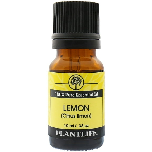 Plantlife Lemon Aromatherapy Essential Oil - Straight From The Plant 100% Pure Therapeutic Grade - No Additives or Fillers - 10 ml