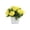 #1596-Yellow, variant on Cheapark Potted Rose Artificial Flower Mini Faux Bloom Arrangement With Square Pot For Office Desktop Living Room Daily Permanent Decor