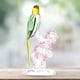 thumbnail image 2 of Adorno de cristal Pájaro en rama Artesanía Gabinete de Decoración B pájaro Zulema figuritas de loros, 2 of 7