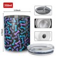 thumbnail image 4 of 12oz Coffee Tumblers Dog Bones Stainless Steel Vacuum Insulated Travel Tumbler Coffee Cups Mug with Lid and Straw with Cleaning Brush for Cold & Hot Drinks, 4 of 5