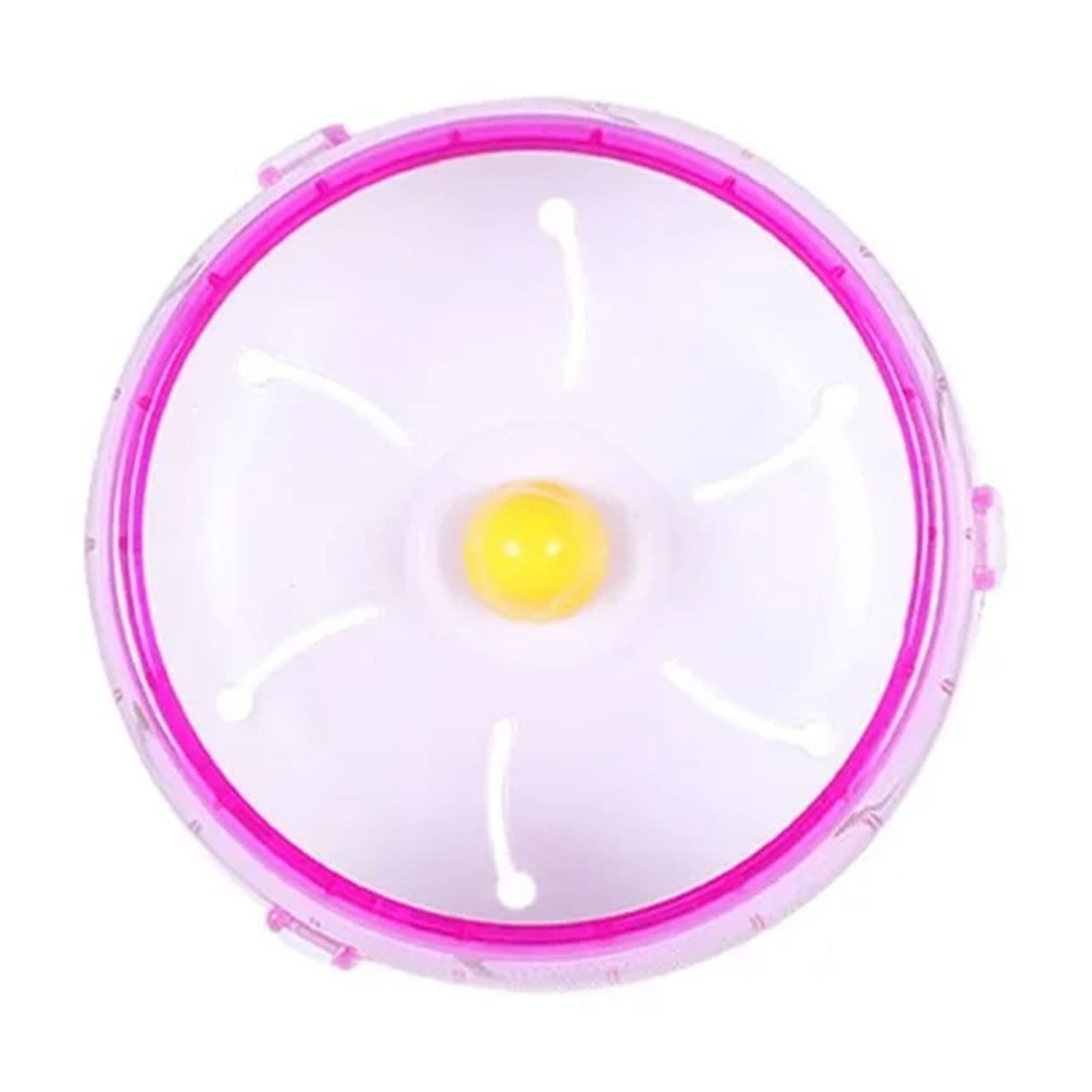 Hamster Running Wheel 17.5Cm Silent Toy Roller For Small Pets Like Hamsters Hedgehogs And Golden Bears, With Wide Track No Bending Back And Easy To Clean Acrylic Material,
