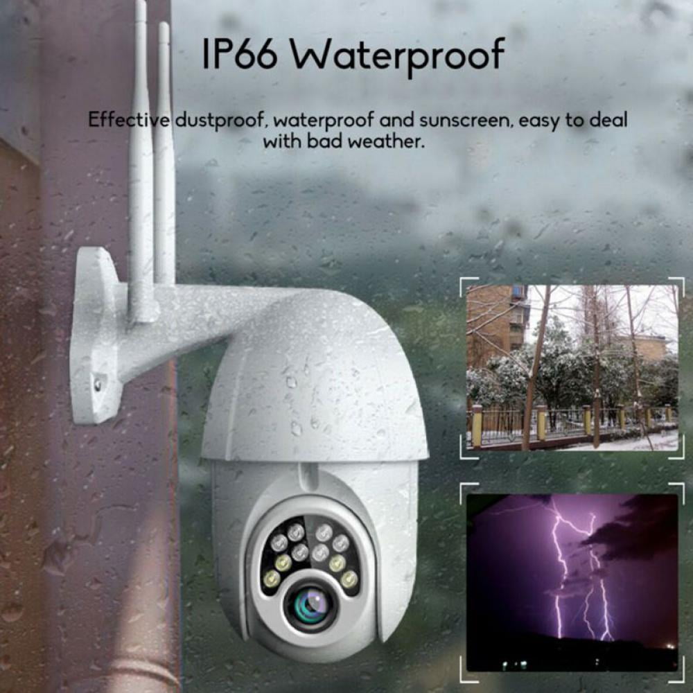 1080P WIFI IP Camera WHITE Wireless Outdoor CCTV HD Home Security Cam Night IR 