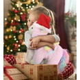 thumbnail image 5 of DolliBu Santa Pink Flying Llamacorn Stuffed Animal Plush Toy - Super Soft Llama Dress Up with Red Santa Claus Outfit, Cute Llamacorn Christmas Holiday Gift - 9.5 Inches, 5 of 6