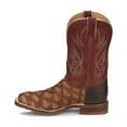 thumbnail image 3 of Tony Lama Men's Prescott Exotic Pirarucu Western Boot Broad Square Toe - EP6097 11 EE  US, 3 of 7