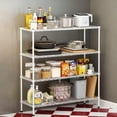 thumbnail image 3 of 4-Tier Adjustable Heavy Duty Metal Wire Storage Rack for Kitchen & Laundry, 3 of 5