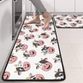 thumbnail image 2 of Kitchen Rugs Sets Of 2,White Cow Smile Pattern Anti Fatigue Kitchen Mat Rugs Non Slip Washable,Decorative Kitchen Floor Mats for Kitchen,Sink,Laundry,17"x47"+17"x47", 2 of 5