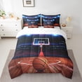 thumbnail image 2 of YST Basketball Queen Comforter Set - 7-Piece Sports Theme Bedding Set, Queen, 2 of 5