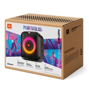 JBL Partybox Encore Essential - Portable party speaker with powerful 100W sound, built-in dynamic light show, and splash proof design - Black
