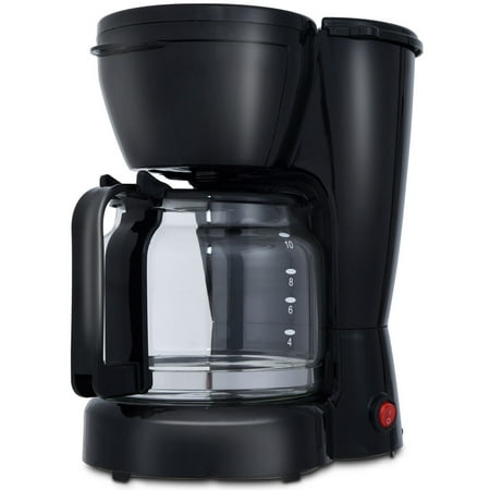 Gymax 10-Cup Coffee Maker Coffee Brewer Machine 900W w/ Glass Carafe Quick Brew