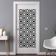 thumbnail image 2 of Black White Geometric Window Privacy Film, Modern Abstract Art Static Cling UV Sun Blocking Heat Control Window Tint Day and Night, Non-Adhesive Reusable One Way Windows Privacy Cover 35.4''x78.7'', 2 of 7