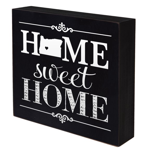 LifeSong Milestones 6x6 Shadow Box Black- Pennsylvania (Home Sweet Home)