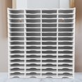 thumbnail image 4 of BESTYASH CD DVD Organization Storage Box White Wood Minimalist Design For Home And Office Use 1Pack, 4 of 7