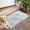 Blue/Pink, variant on Beige Christmas Tree Pattern Door Rugs,Washable Non Slip Door Mats Indoor,Decorative Door Mats,Entry Mat Indoor for Entrance,Bedroom,Kitchen,Bathroom,17"x30"