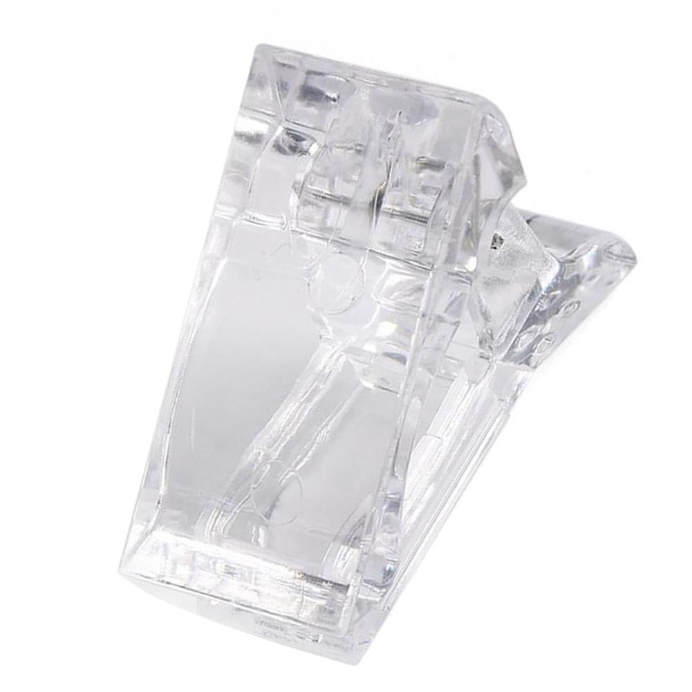 100pcs Jelly Fake Nails For Nail Art Tips DIY Clear Full Cover Acrylic UV Gel Fake Nail Tips For Decoration Fake Nails False