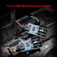 thumbnail image 3 of Conector HUB 1 Vía HC427 Divisor Extensión Encabezado USB 9 Pines (1 A 2), 3 of 8
