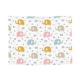 thumbnail image 2 of Bingfone Little Elephant Tapestry Wall Hanging Decor for Living Room Bedroom Dorm Classroom Office Decor 29x37 Inch, 2 of 8