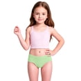 thumbnail image 5 of OSOLU Girls Swimsuit Bikini Bottoms Solid Color Quick-Dry Sun Protection Kids Toddler Girl Bathing Suit Briefs Bottom 2-8Y Soft Beachwear, 5 of 9