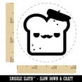 thumbnail image 2 of Cute and Kawaii French Toast Bread Self-Inking Rubber Stamp Ink Stamper - Black Ink - Small 3/4 Inch, 2 of 7