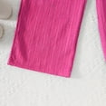 thumbnail image 5 of Nwiuh Girls Clothing Set Casual Clothes Sleeveless Back Tank Crop Top and Wide Leg Pants with Pocket Outfits Hot Pink for Size 11-12 Years, 5 of 7