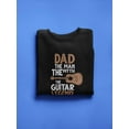 thumbnail image 3 of Dad The Guitar Legend Sweatshirt Men -SPIdeals Designs, Male 3X-Large, 3 of 4