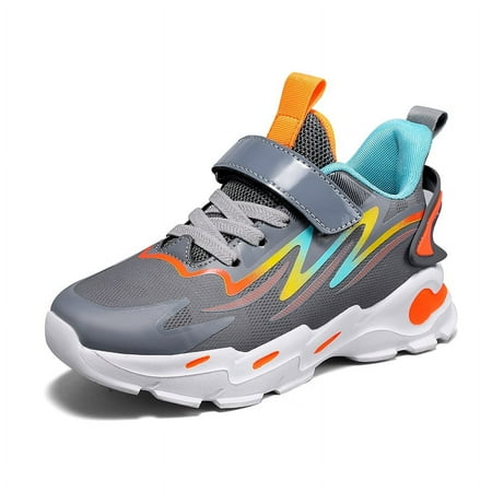 

Boys Sneakers Non-Slip Comfortable Lightweight Breathable Walking Shoes Outdoor Fashion Sports Shoes