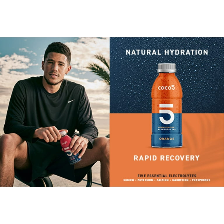 coco Coco5 Hydrating Sports Drink, Cherry Flavor, 100% Natural, 50