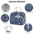 thumbnail image 4 of Lunch Bag Lunch Box for Women Reusable Insulated Lunch Bags,Water-Resistant Gothic Cooler Lunch Tote Bag, Large Capacity for Work Travel Picnic, 4 of 6