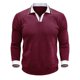 thumbnail image 3 of Ceisia Men's Casual Striped Half Button Round Neck Pullover with Pocket Daily Fashion Top Gift, 3 of 7