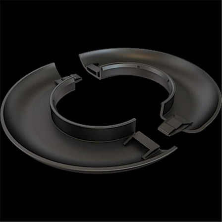 White Decorative Escutcheon Plate