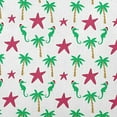 thumbnail image 2 of 20" x 14" Simply Daisy Christmas Beach Pattern Polyester Indoor/Outdoor Pillow, Holiday Pink Qty 1, 2 of 3