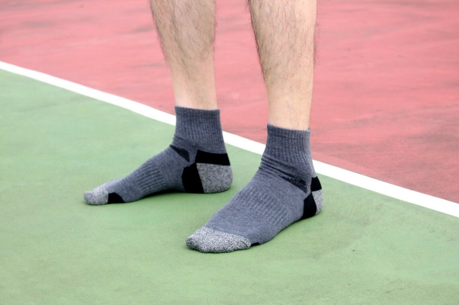 B&Q 10 Pairs Mens Mid Cut Ankle Quarter Crew Athletic Breathable Sport Cotton Socks 6-12