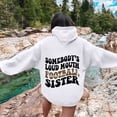 thumbnail image 2 of Wyzesi Overd Sweatshirts Femmes Coton Sweat à Capuche Imprimé Lettre de Football pour Femmes (Style) Pull Sweatshirts pour Femmes Tricoté Mignon Sweatshirts pour Femmes Automne, 2 of 5